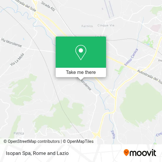 Isopan Spa map