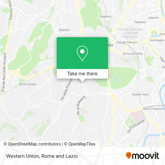 Western Union map