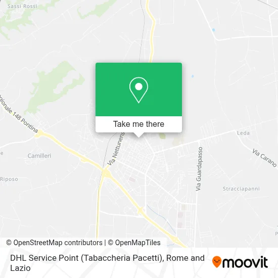 DHL Service Point (Tabaccheria Pacetti) map