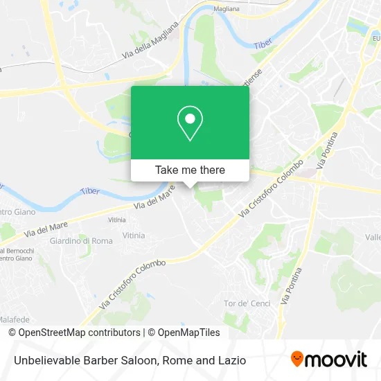 Unbelievable Barber Saloon map