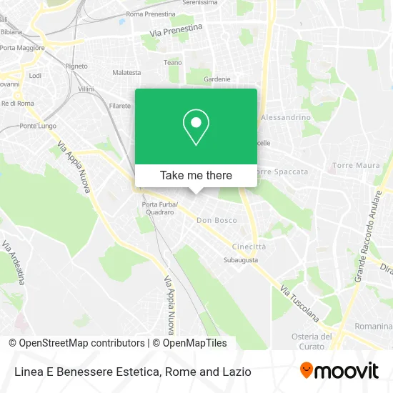 Linea E Benessere Estetica map