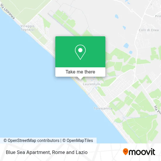 Blue Sea Apartment map
