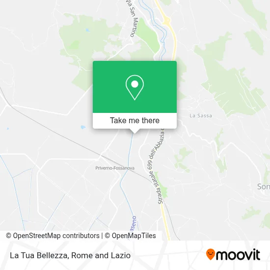 La Tua Bellezza map