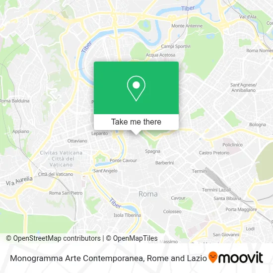 Monogramma Arte Contemporanea map