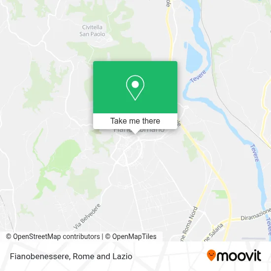 Fianobenessere map