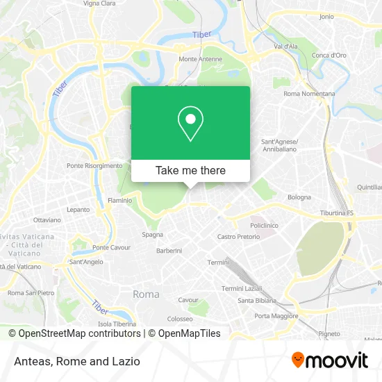 Anteas map