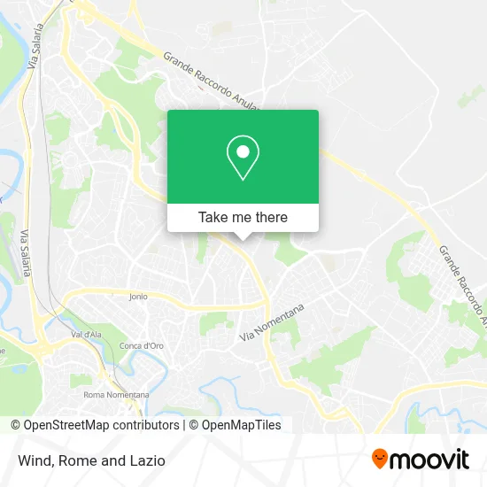 Wind map