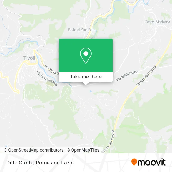 Ditta Grotta map