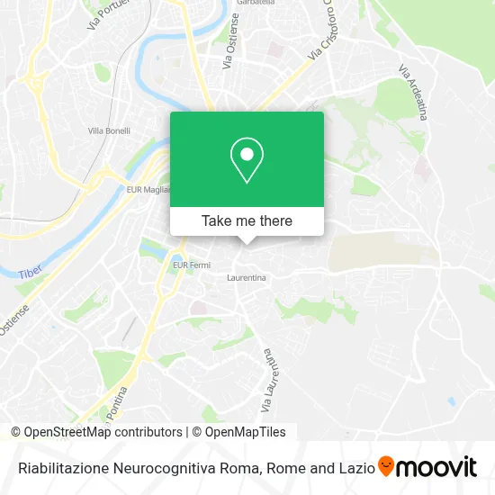 Riabilitazione Neurocognitiva Roma map