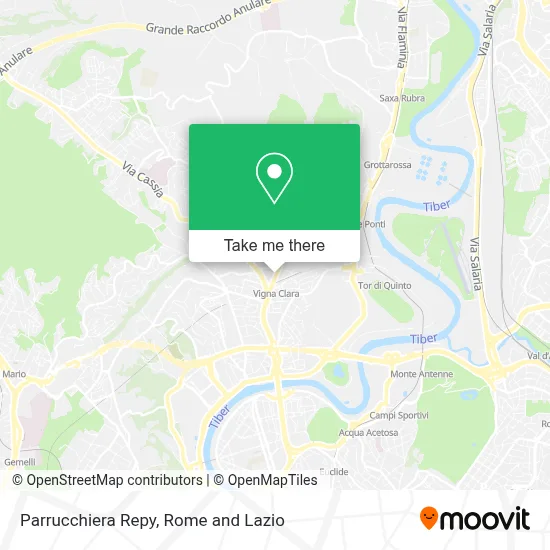 Parrucchiera Repy map