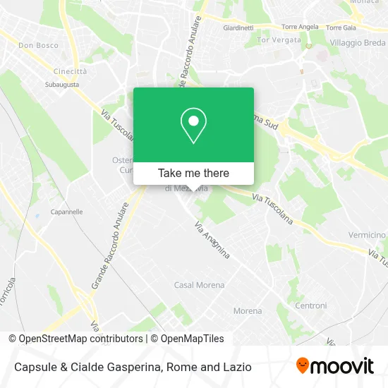 Capsule & Cialde Gasperina map
