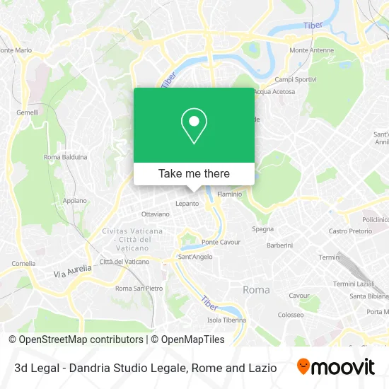 3d Legal - Dandria Studio Legale map