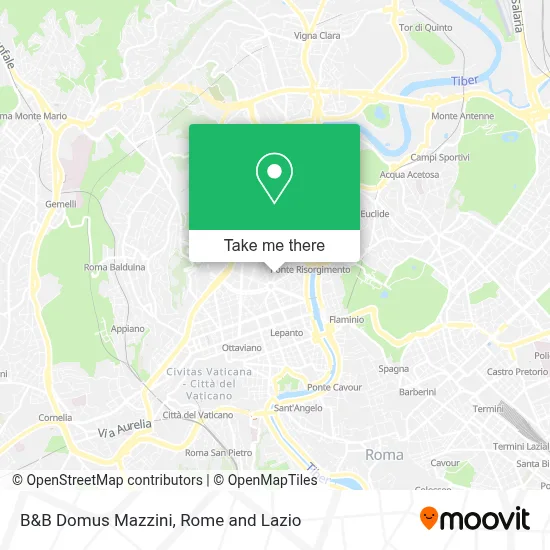 B&B Domus Mazzini map