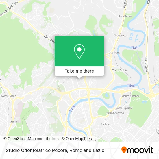 Studio Odontoiatrico Pecora map