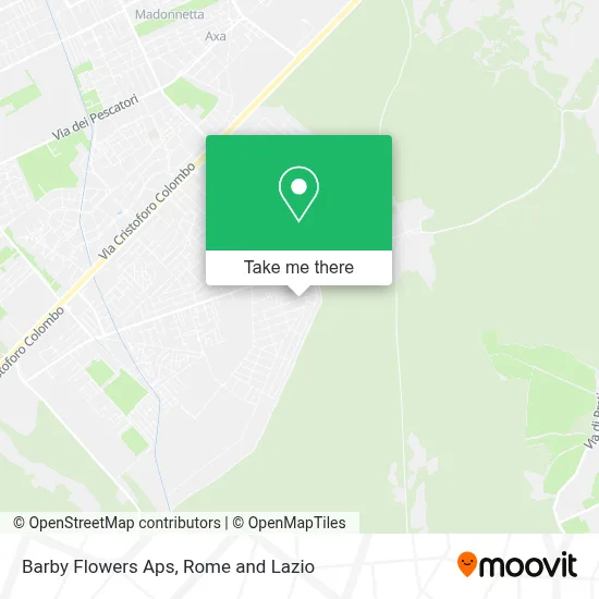Barby Flowers Aps map