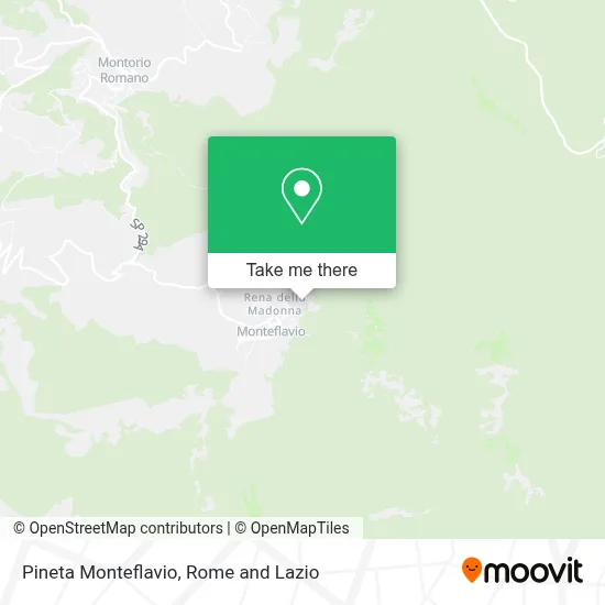 Pineta Monteflavio map