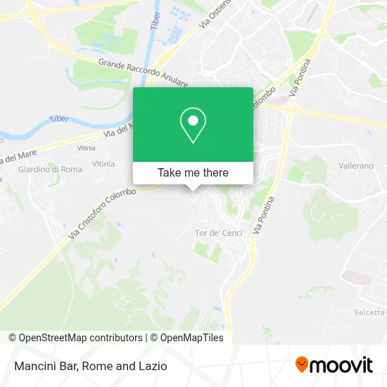 Mancini Bar map