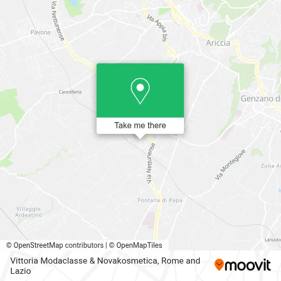 Vittoria Modaclasse & Novakosmetica map