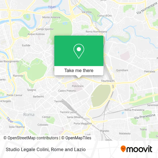 Studio Legale Colini map