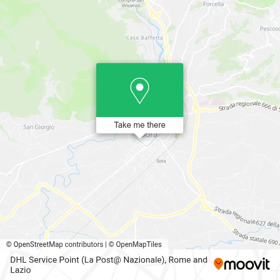 DHL Service Point (La Post@ Nazionale) map