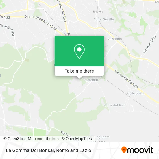 La Gemma Del Bonsai map
