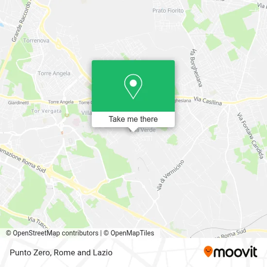 Punto Zero map