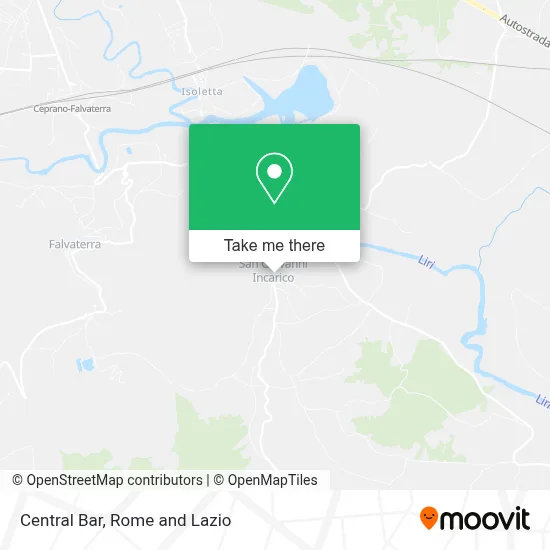 Central Bar map