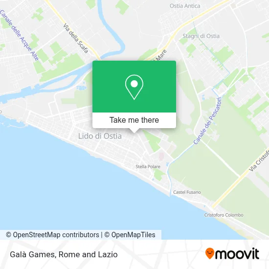 Galà Games map