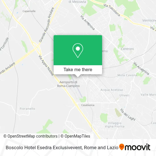 Boscolo Hotel Esedra Exclusivevent map