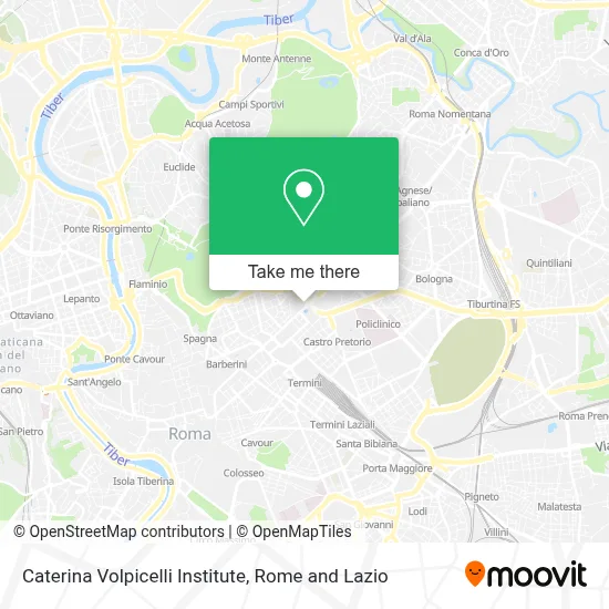 Caterina Volpicelli Institute map