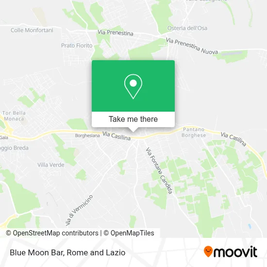 Blue Moon Bar map