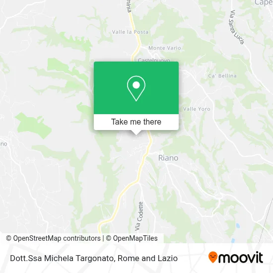 Dott.Ssa Michela Targonato map