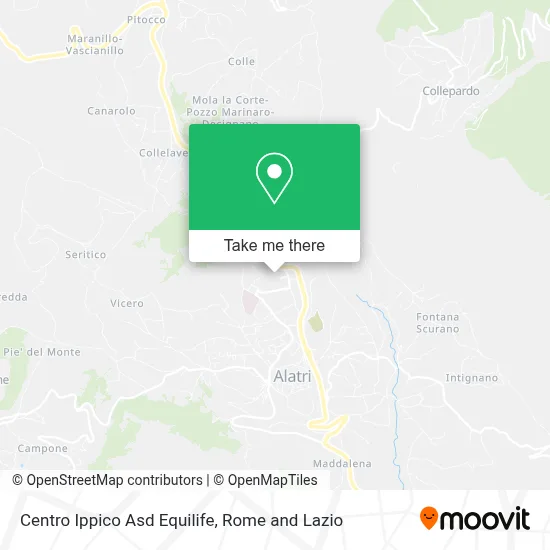 Centro Ippico Asd Equilife map