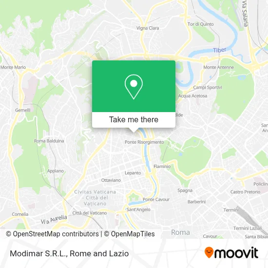 Modimar S.R.L. map