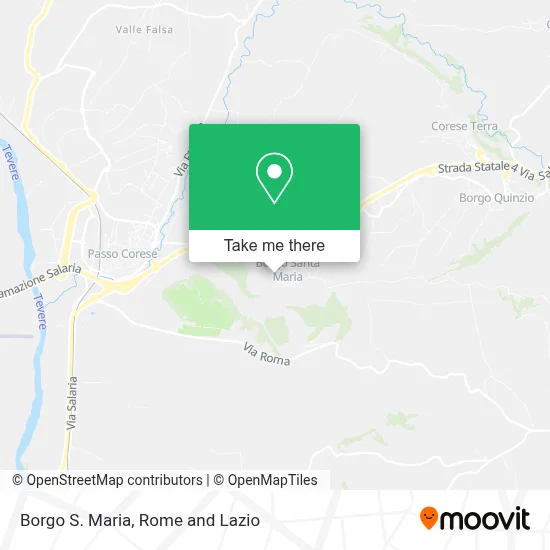 Borgo S. Maria map