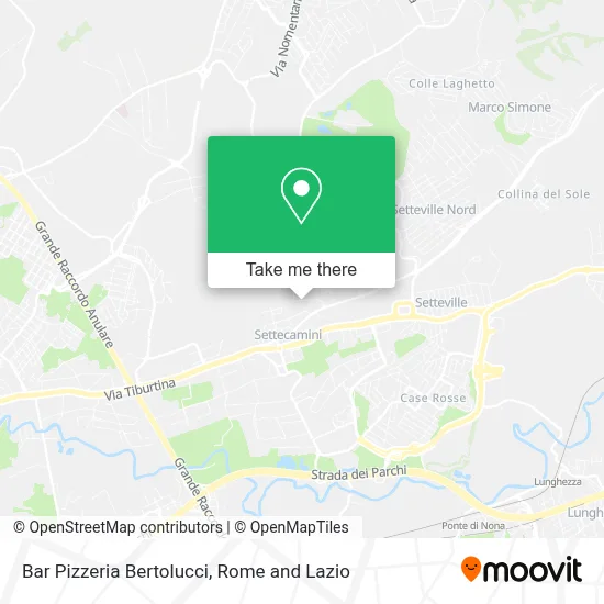Bar Pizzeria Bertolucci map