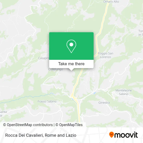 Rocca Dei Cavalieri map