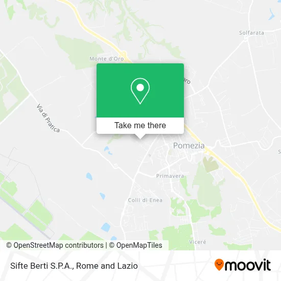Sifte Berti S.P.A. map
