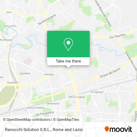 Ranocchi Solution S.R.L. map