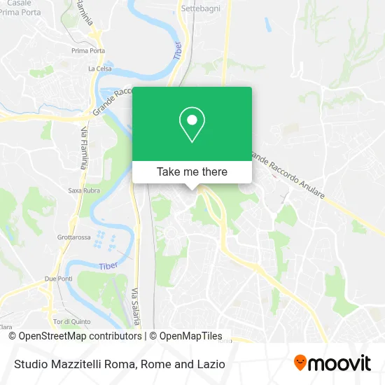 Studio Mazzitelli Roma map
