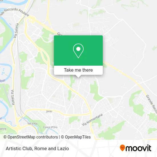 Artistic Club map