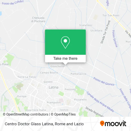 Centro Doctor Glass Latina map