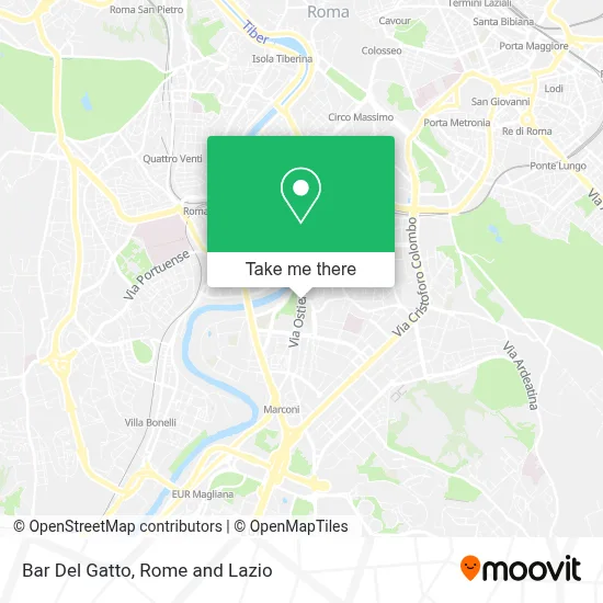 Bar Del Gatto map