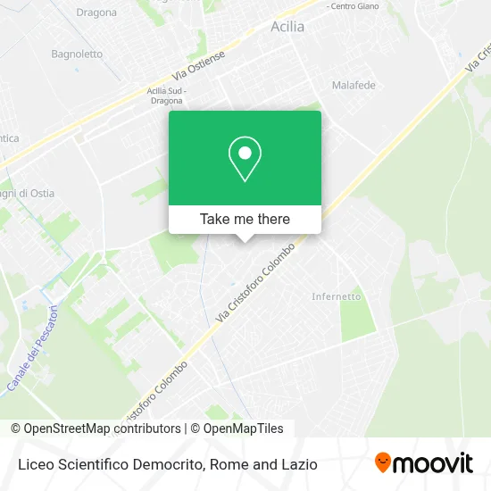 Liceo Scientifico Democrito map