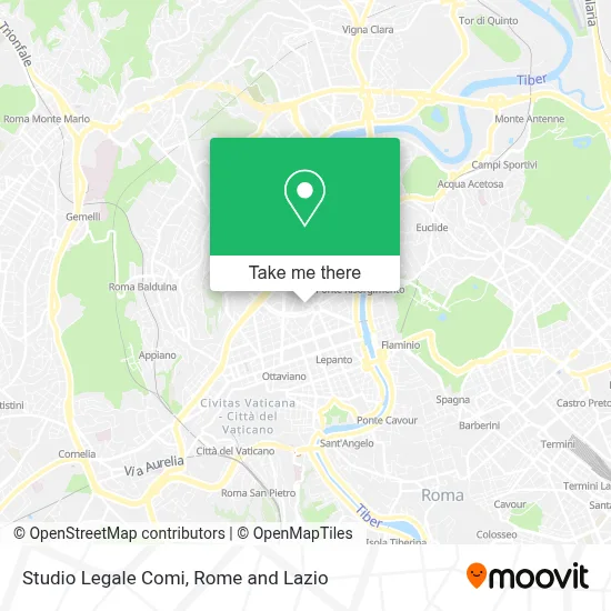 Studio Legale Comi map