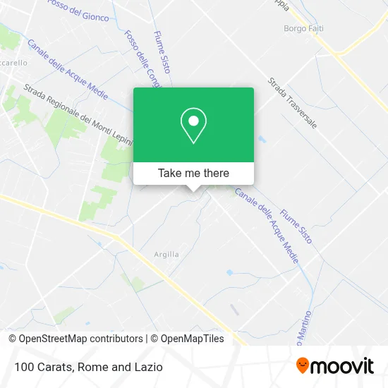 100 Carats map