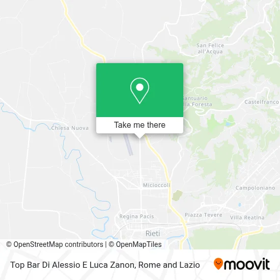 Top Bar Di Alessio E Luca Zanon map
