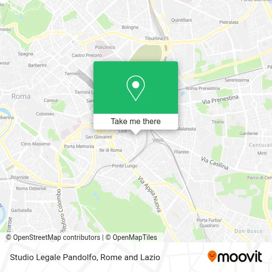 Studio Legale Pandolfo map