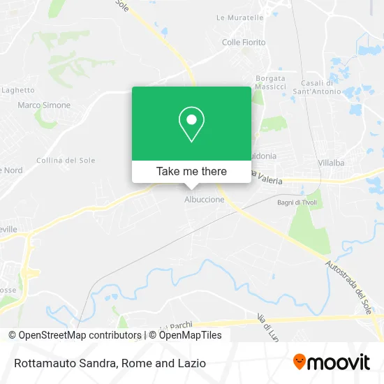 Rottamauto Sandra map