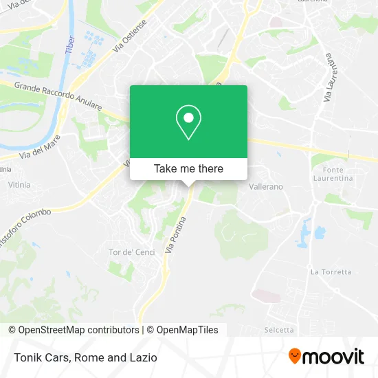 Tonik Cars map